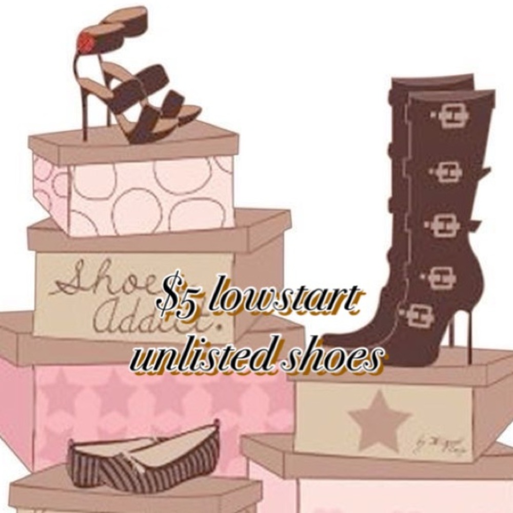 🤎 $5 low-start unlisted 👠👡👟